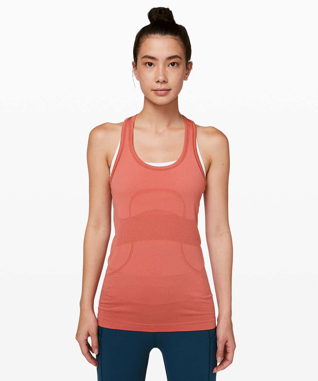 Lululemon Swiftly Tech Racerback - Rustic Coral / Rustic Coral