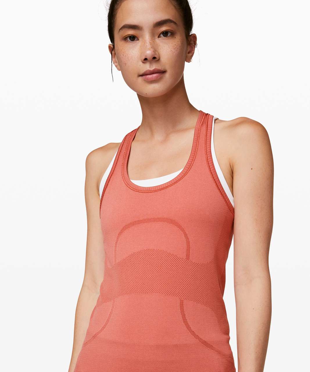 Lululemon Swiftly Tech Racerback - Rustic Coral / Rustic Coral