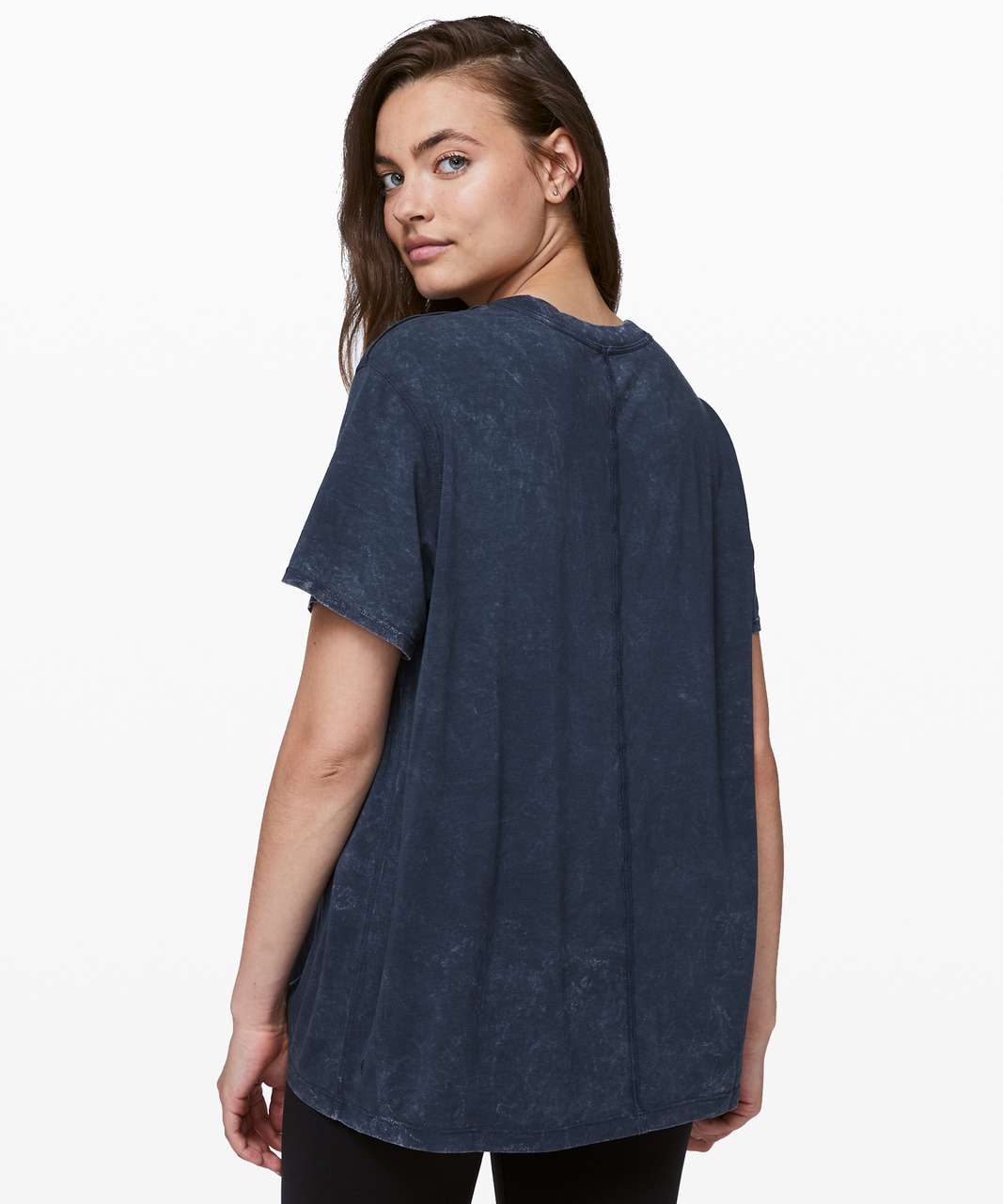 Lululemon All Yours Boyfriend Tee *Cloud Wash - True Navy