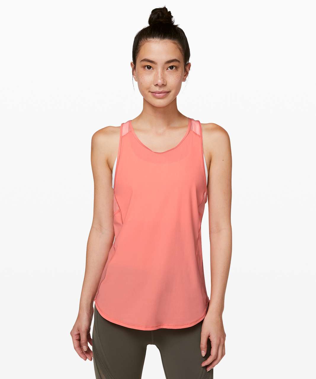 Lululemon Sculpt Tank II - Light Coral - lulu fanatics