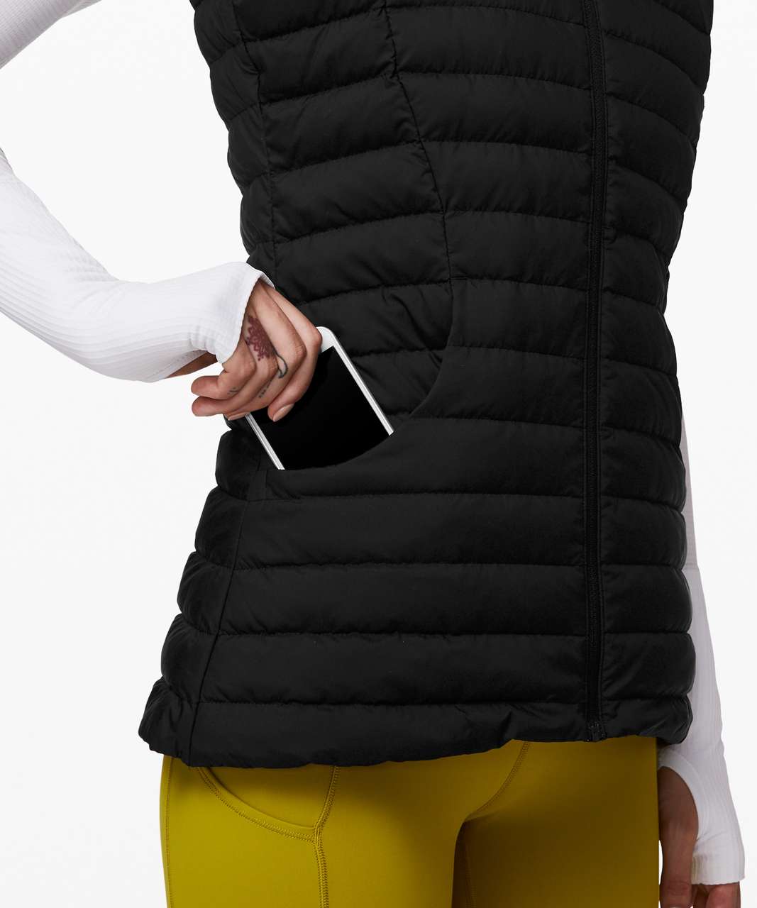 Lululemon Pack It Down Vest - Black (Womens)