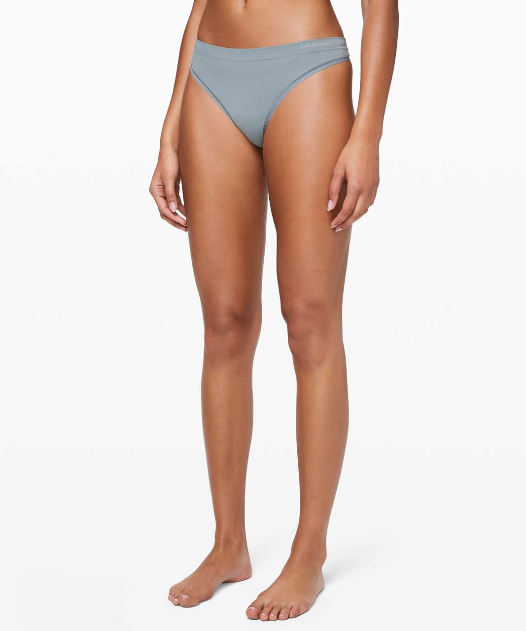 Lululemon UnderEase Mid-Rise Bikini Underwear - Chambray - lulu