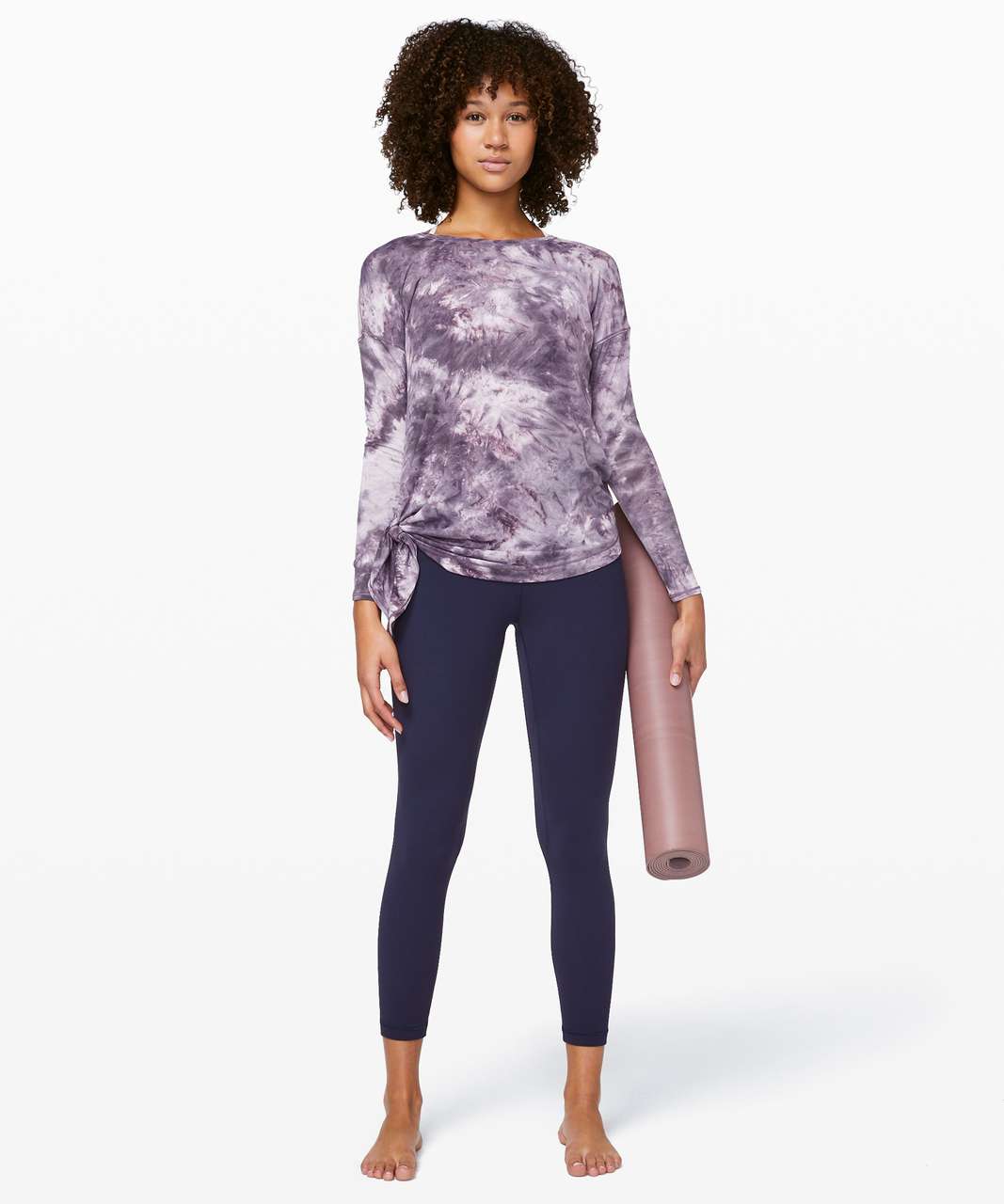 Lululemon To The Point Long Sleeve *Mist - Diamond Dye Glacier Grey  Moonwalk - lulu fanatics