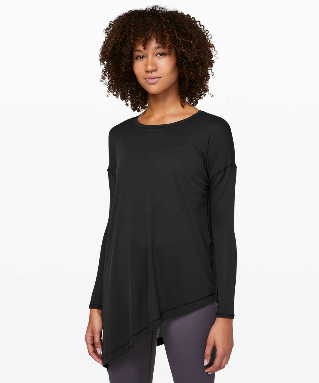 Lululemon To The Point Long Sleeve *Mist - Black