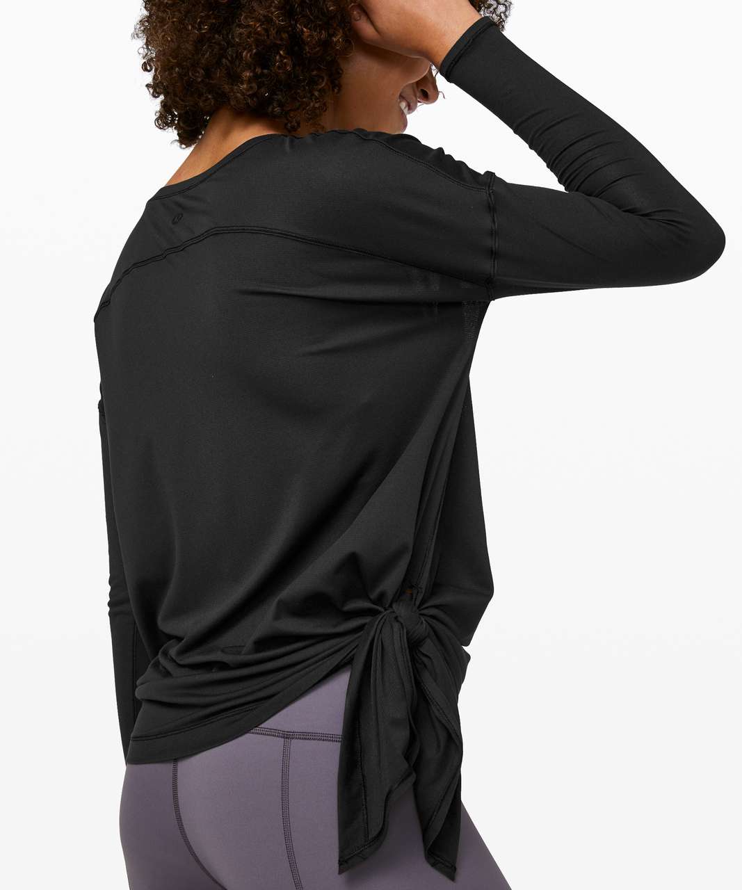 Lululemon To The Point Long Sleeve *Mist - Black