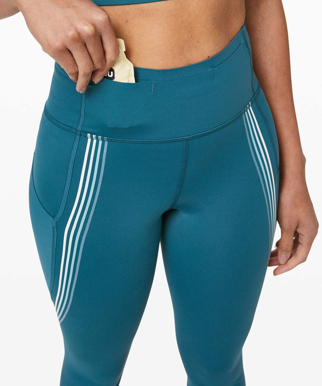 Lululemon Speed Light Tight 25" - Bermuda Teal / Tidal Teal