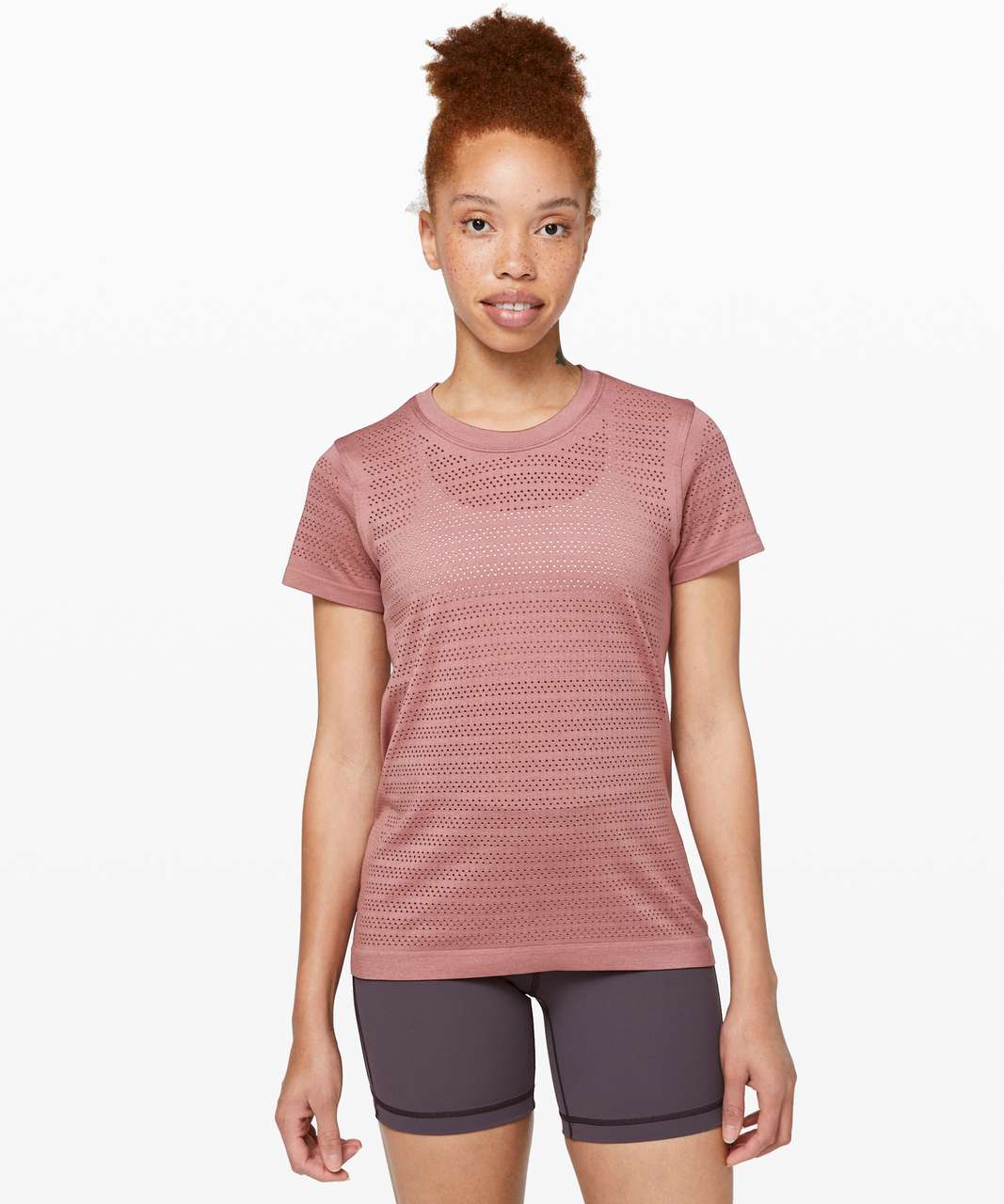 Lululemon Breeze By Short Sleeve *Fusion - Pink Taupe / Pink Taupe