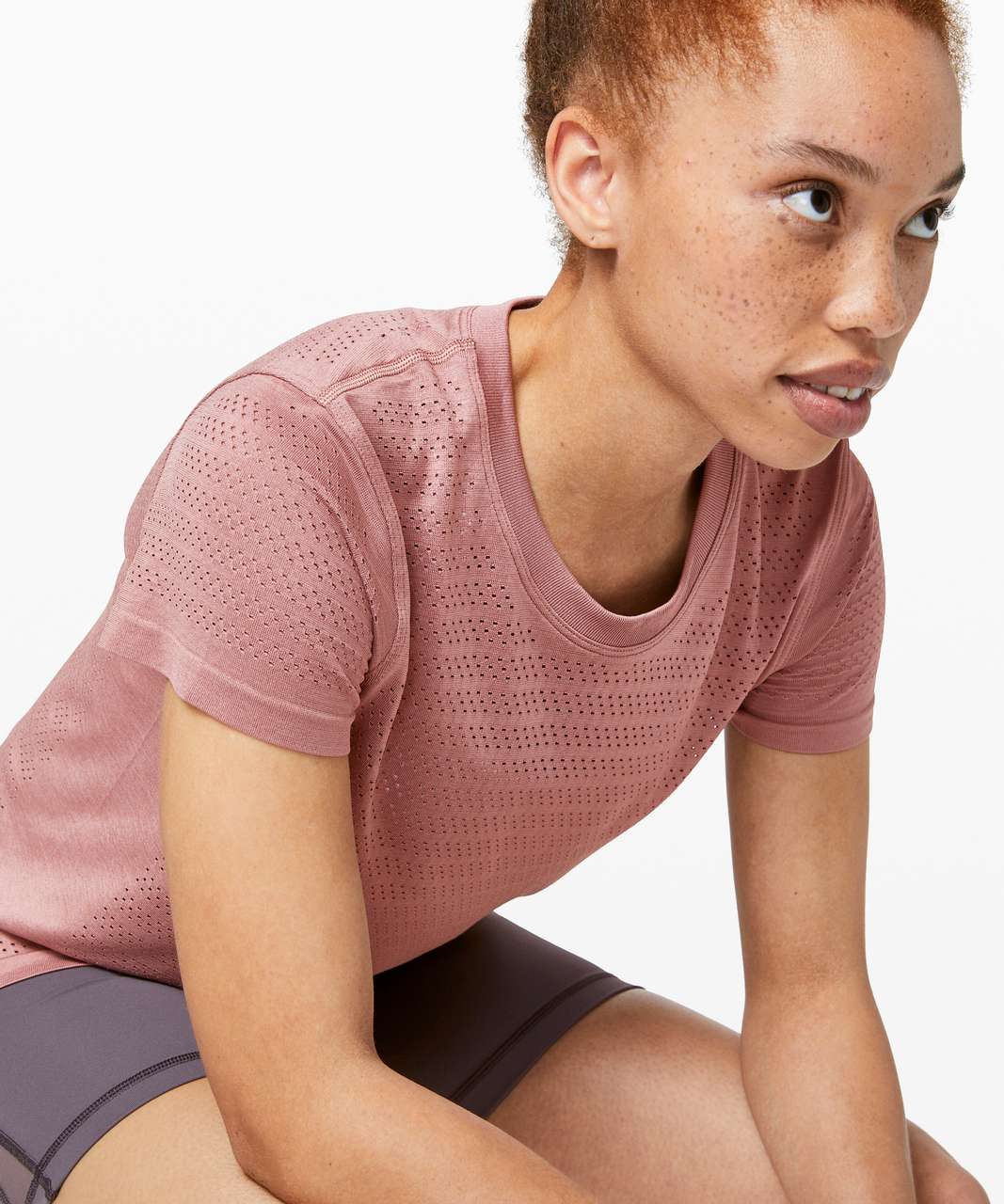 Lululemon Breeze By Short Sleeve *Squad - Quicksand / Quicksand