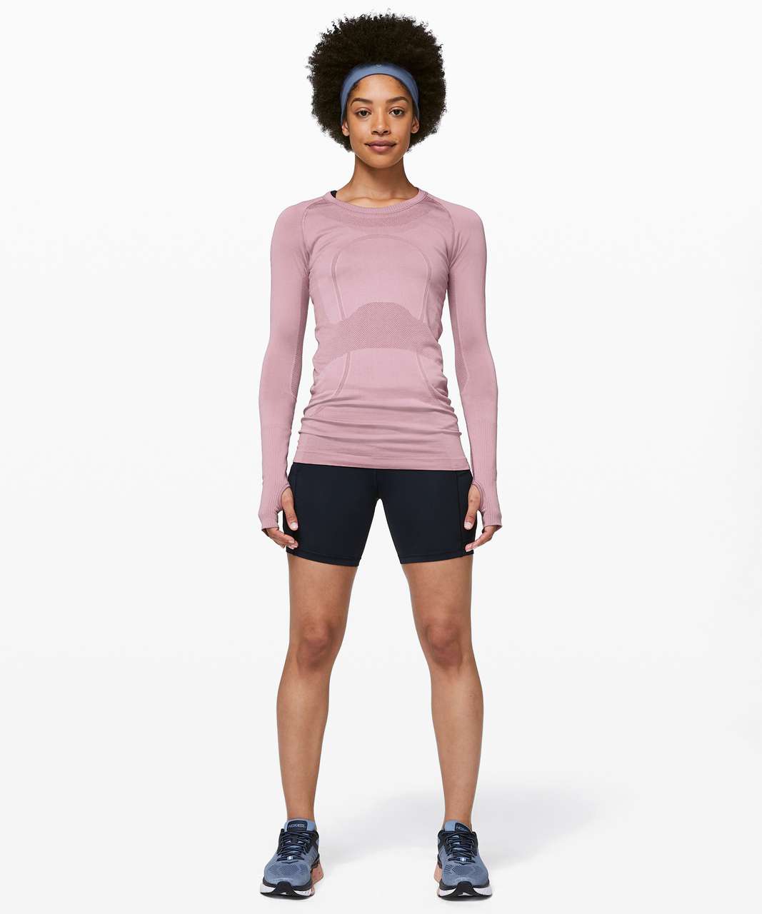 Lululemon Swiftly Tech Long Sleeve Crew - Vintage Mauve / Vintage Mauve