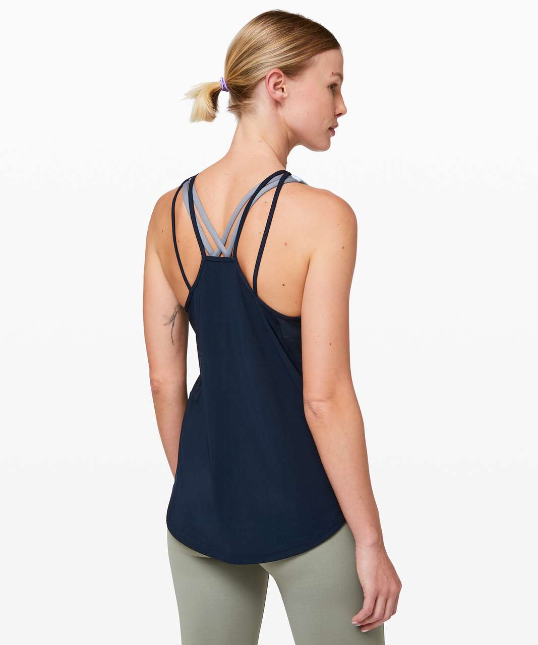 Lululemon Run Off-Route Tank - True Navy