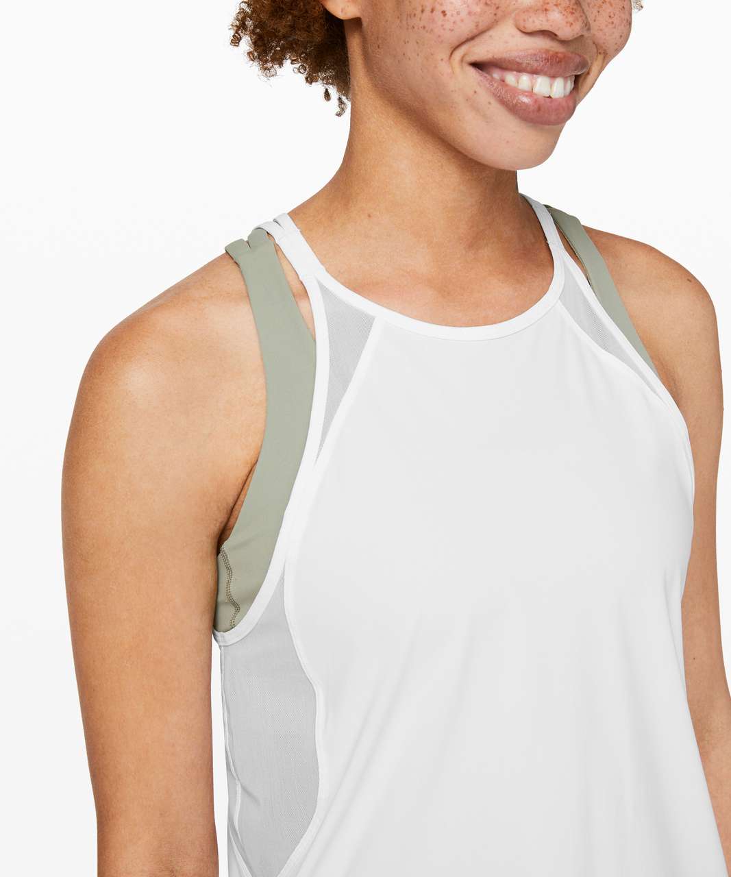 Lululemon White Tank Top  International Society of Precision Agriculture