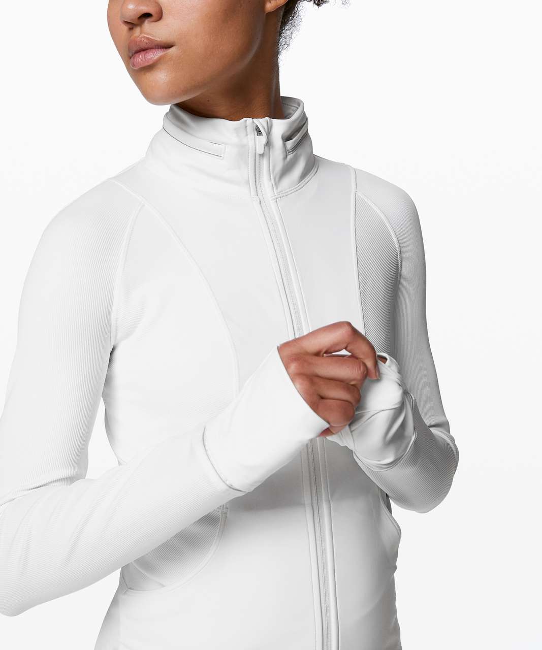 Lululemon Far and Free Jacket - White