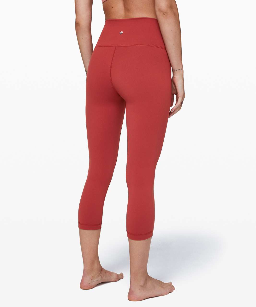 Lululemon Wunder Under Crop (High-Rise) *Full-On Luon 21" - Cayenne