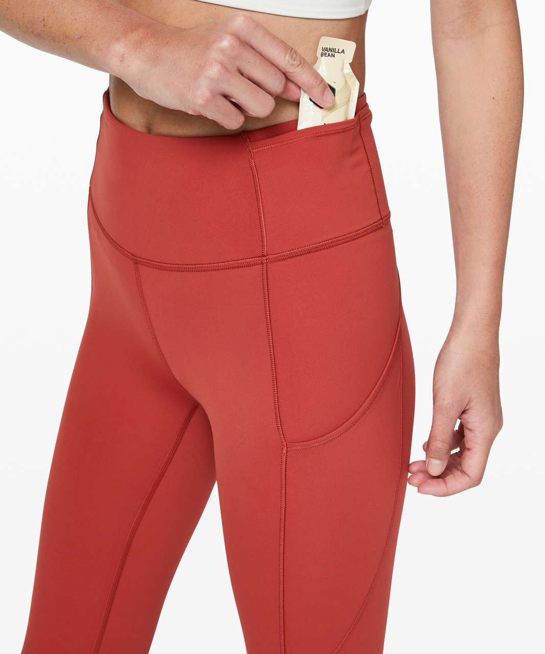 Lululemon Fast and Free Tight 28" *Non-Reflective - Cayenne