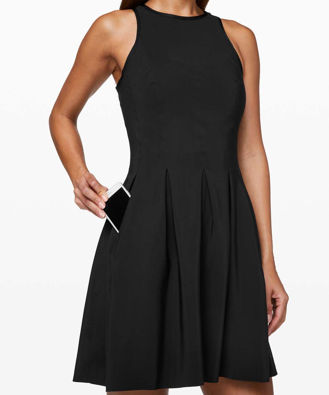 Lululemon Here To There Dress - Black / Black