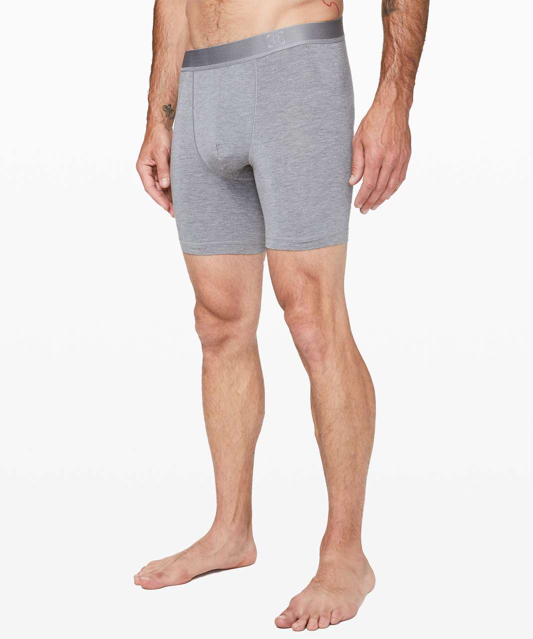 Lululemon Always In Motion Boxer *The Long One 7" - Heathered Core Medium Grey (First Release)