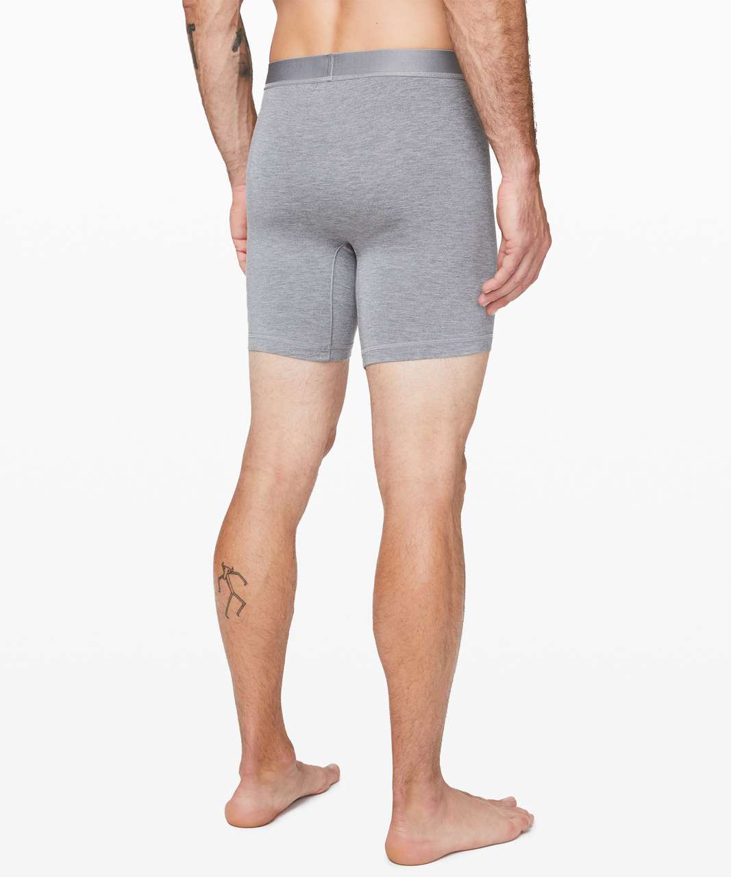 Lululemon Always In Motion Boxer *The Long One 7" - Heathered Core Medium Grey (First Release)