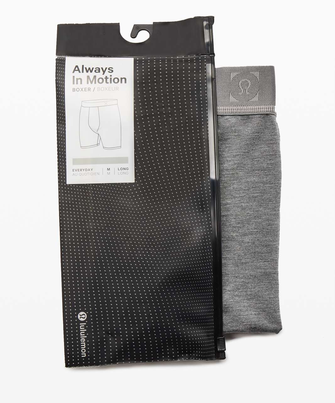 Lululemon Always In Motion Boxer *The Long One 7" - Heathered Core Medium Grey (First Release)