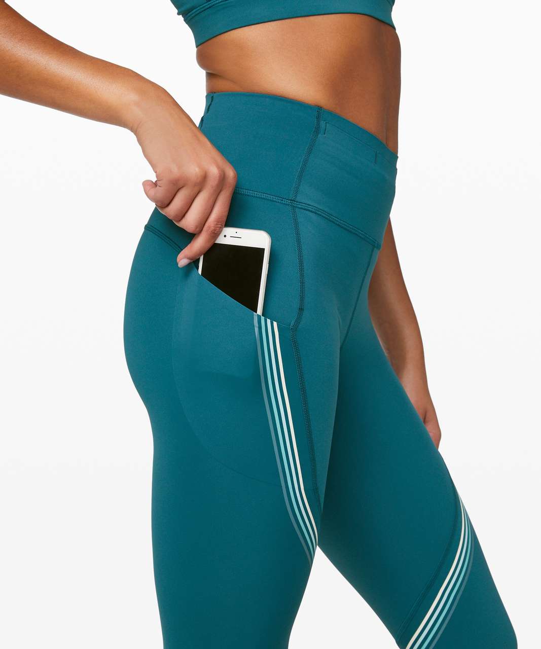 Lululemon Speed Limit Crop 23" - Bermuda Teal