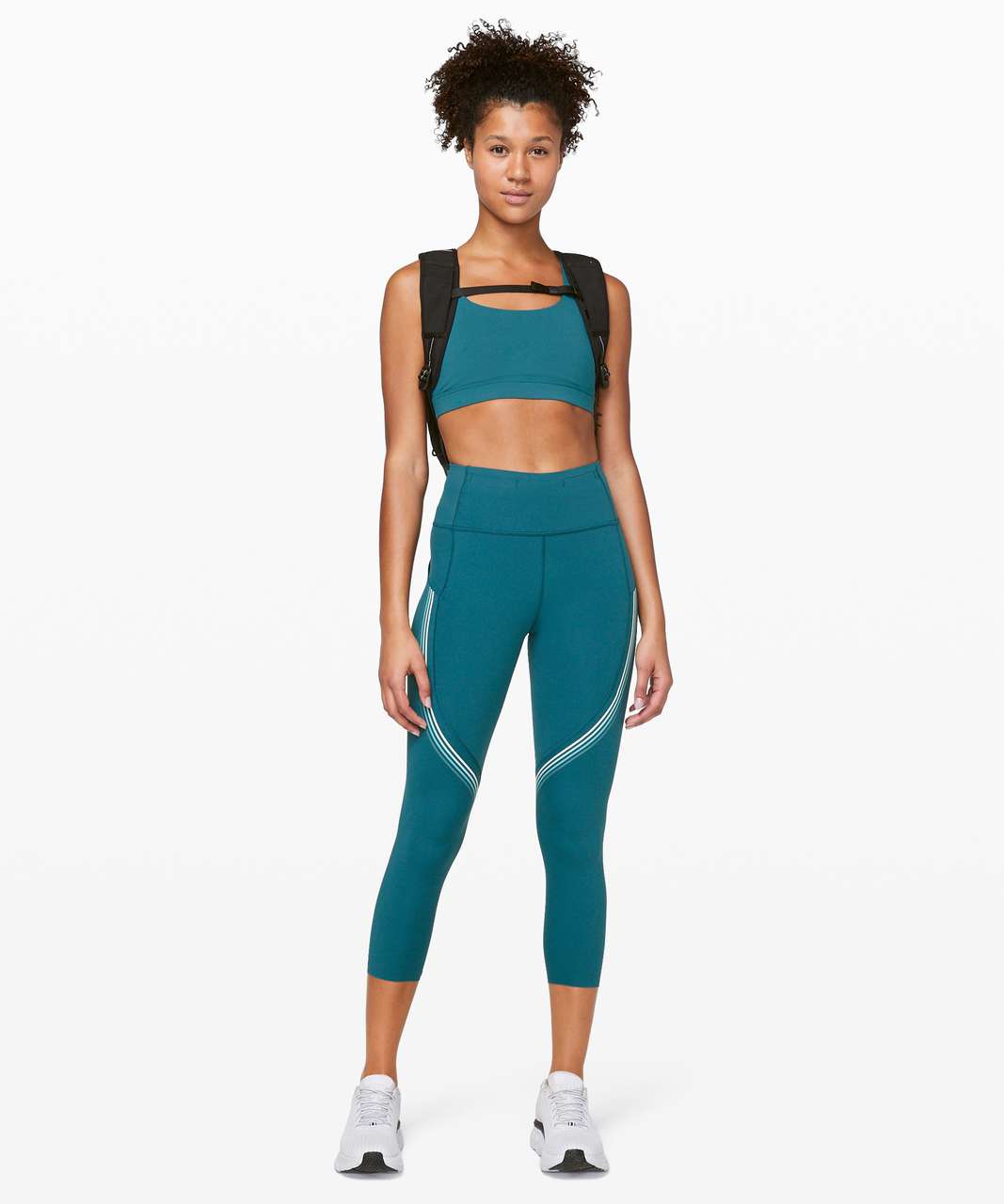 LULULEMON SPEED LIMIT CROP 23 IN BERMUDA TEAL SIZE 8– WEARHOUSE