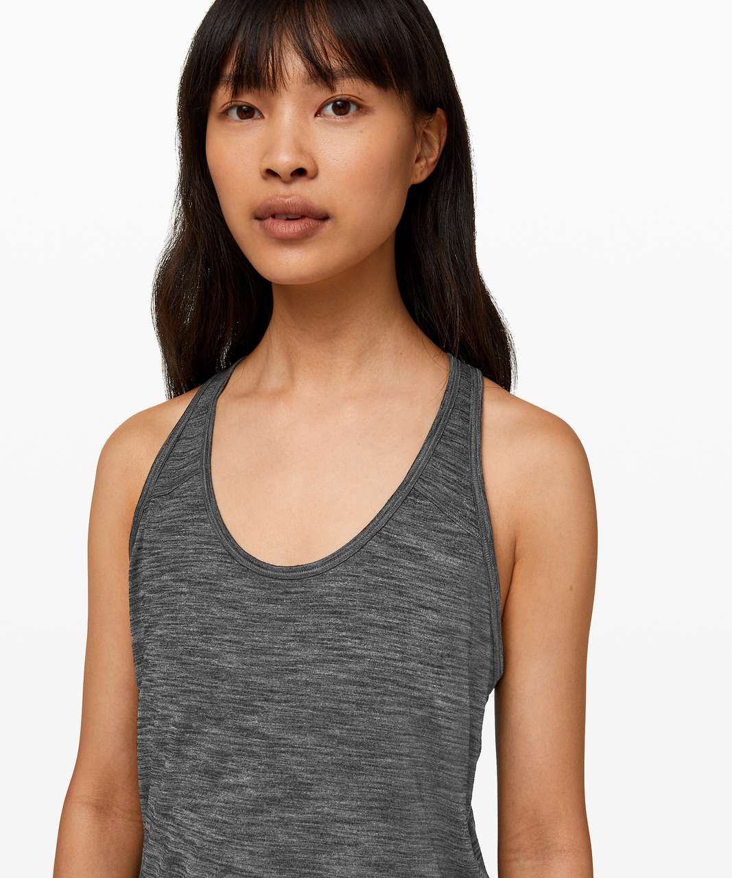 Lululemon Essential Tank - Heathered Black