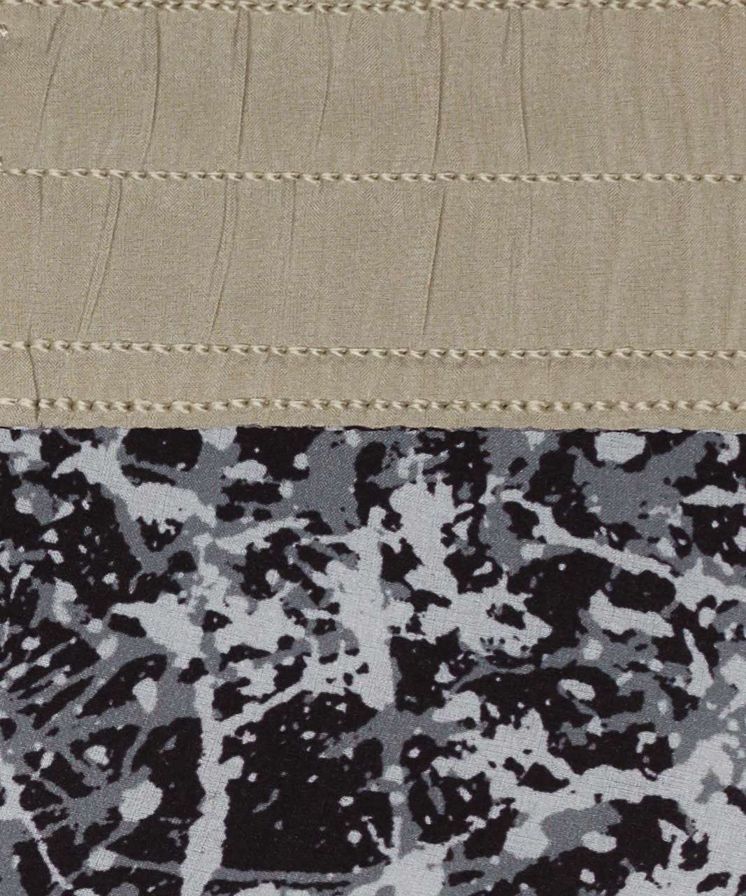 Lululemon Choose a Side Short *Reversible 3" - Paint Splash Ice Grey Multi / Riverstone