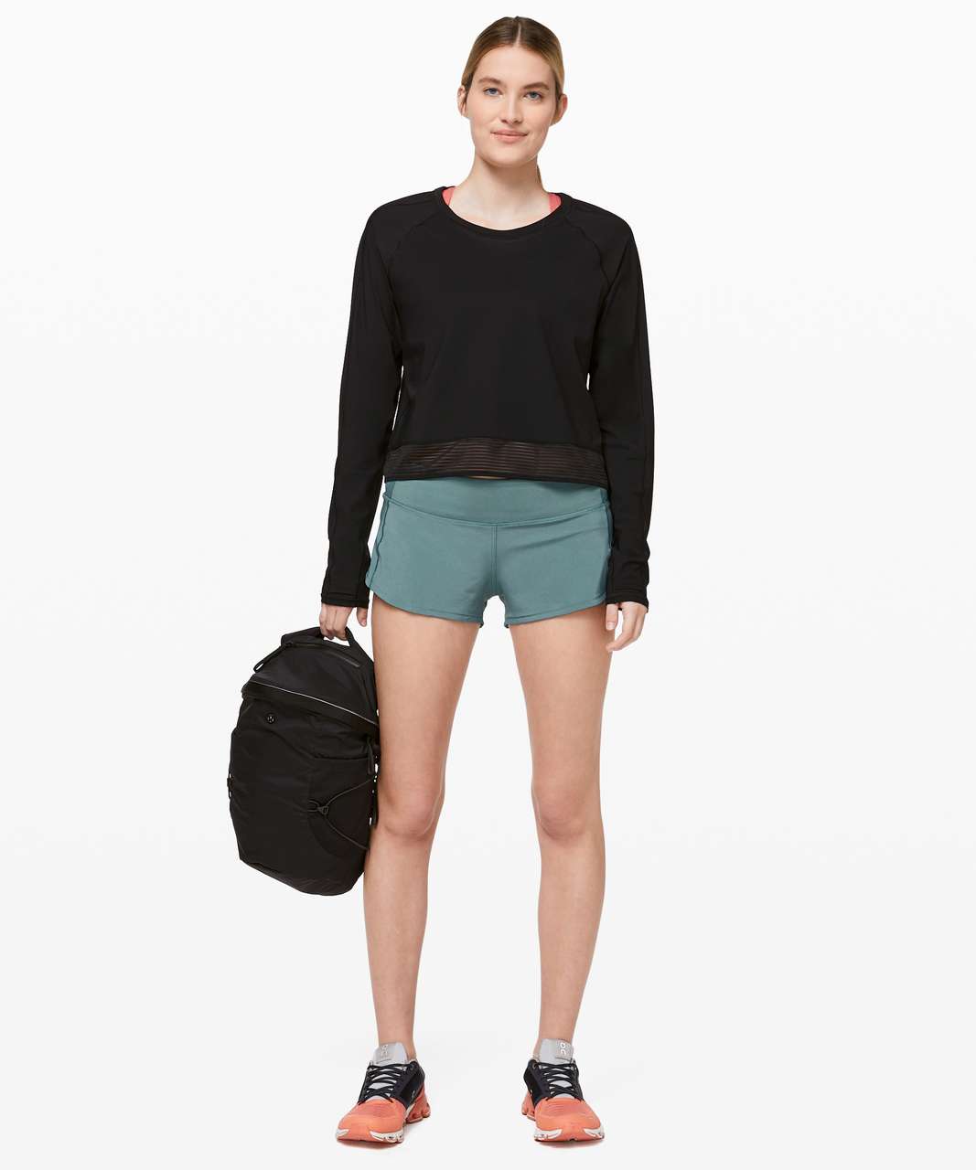 Lululemon Speed Up Short *2.5" - Aquatic Green