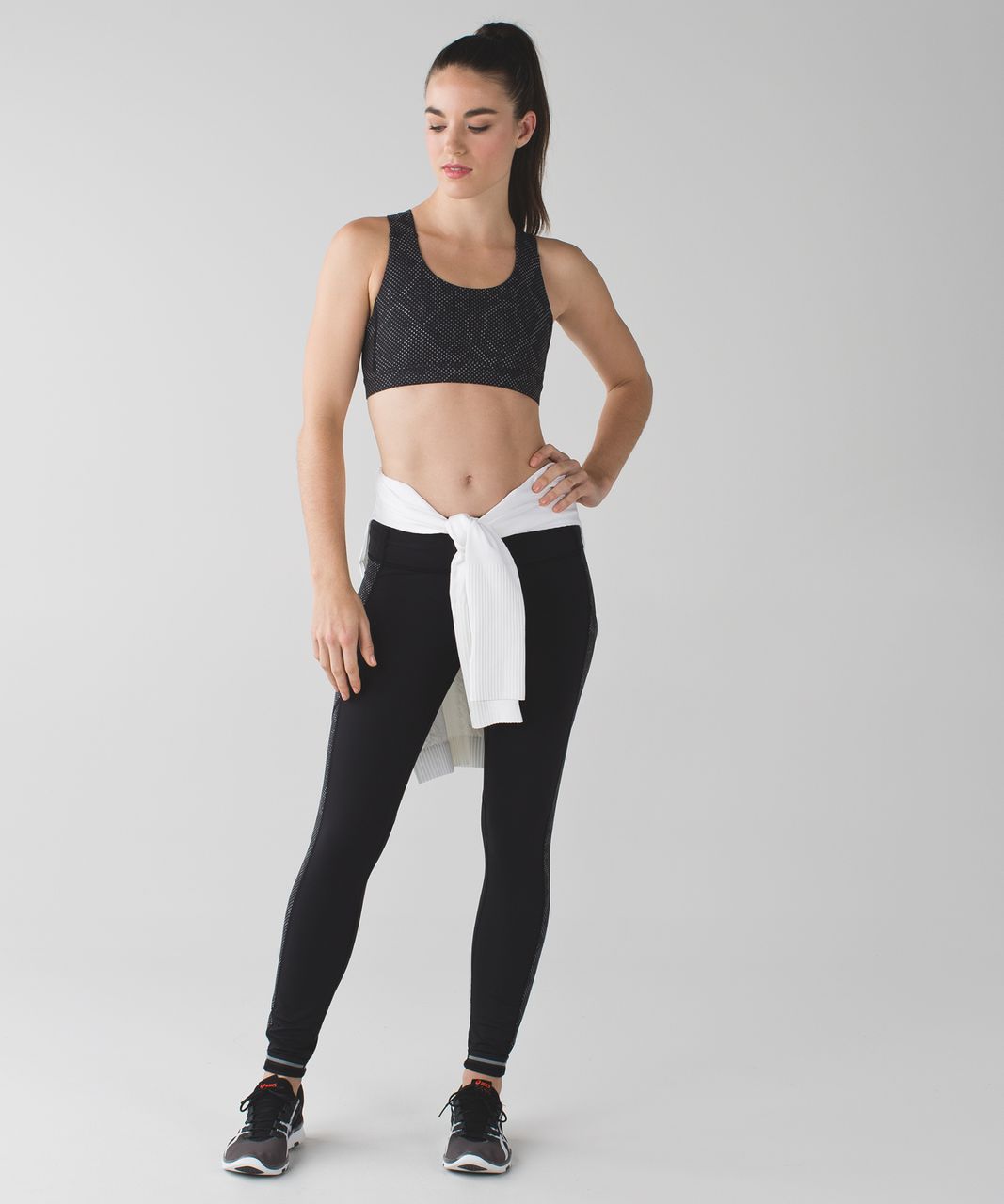 Lululemon All Sport Bra - Ravish Reptile Silver Black - lulu fanatics