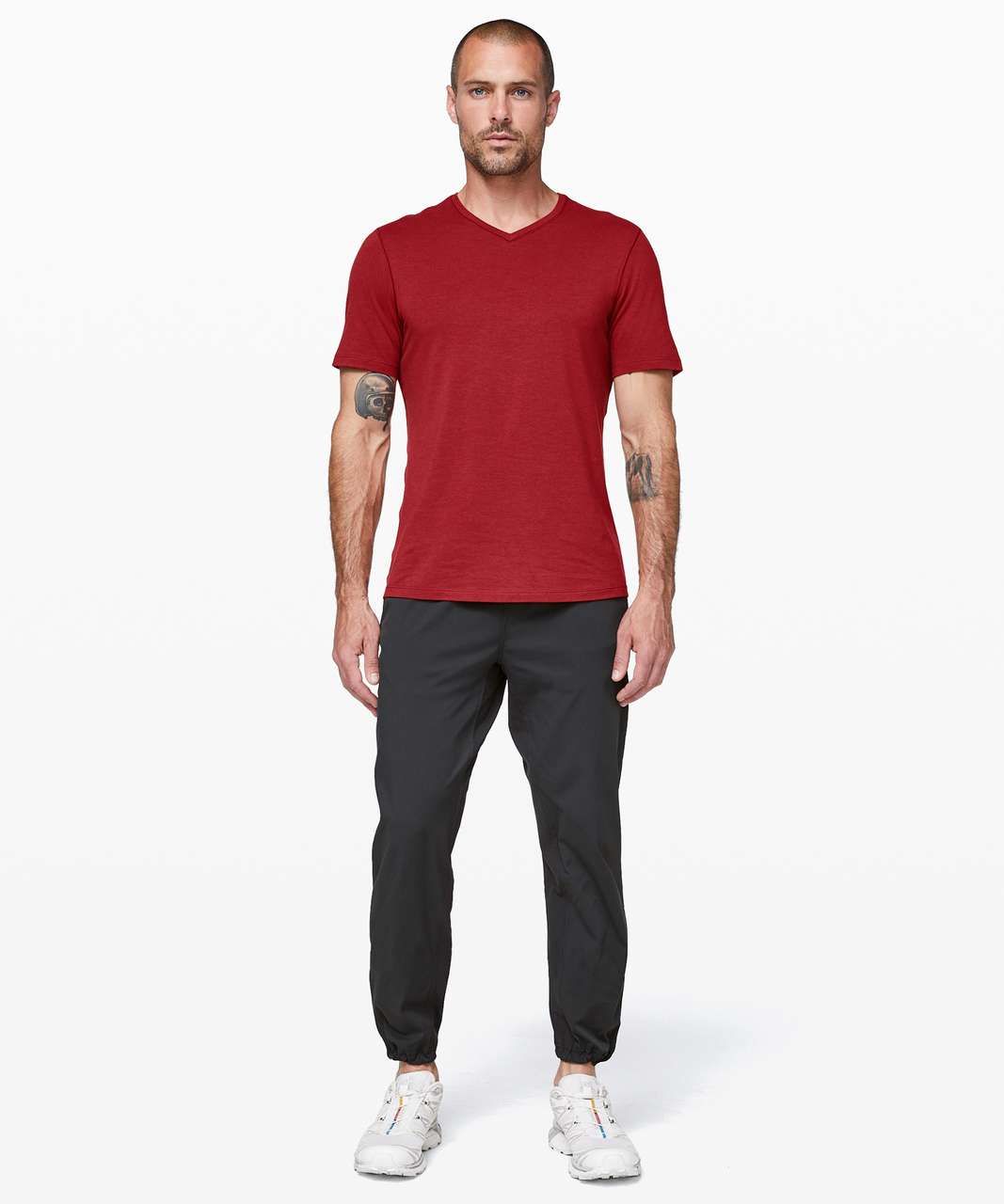 Lululemon 5 Year Basic V *Updated Fit - Cayenne - lulu fanatics