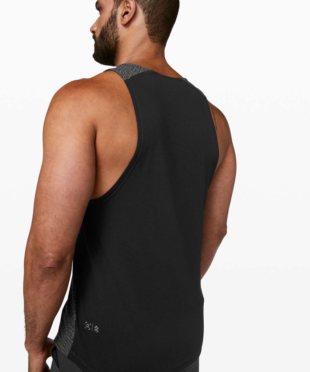 Lululemon Stronger as One Tank *lululemon X Barrys - Heathered Obsidian / Black