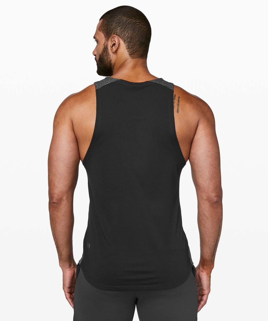 Lululemon Stronger as One Tank *lululemon X Barrys - Heathered Obsidian / Black