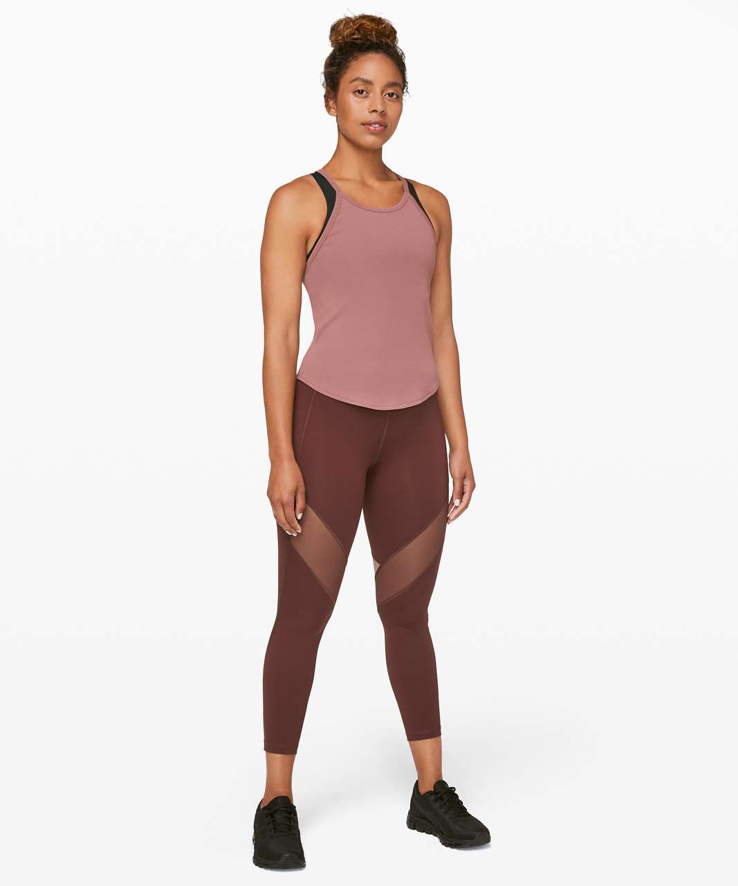 Lululemon Stronger as One Tight 28 *lululemon X Barrys - Bootcamp Emboss  Dark Red - lulu fanatics