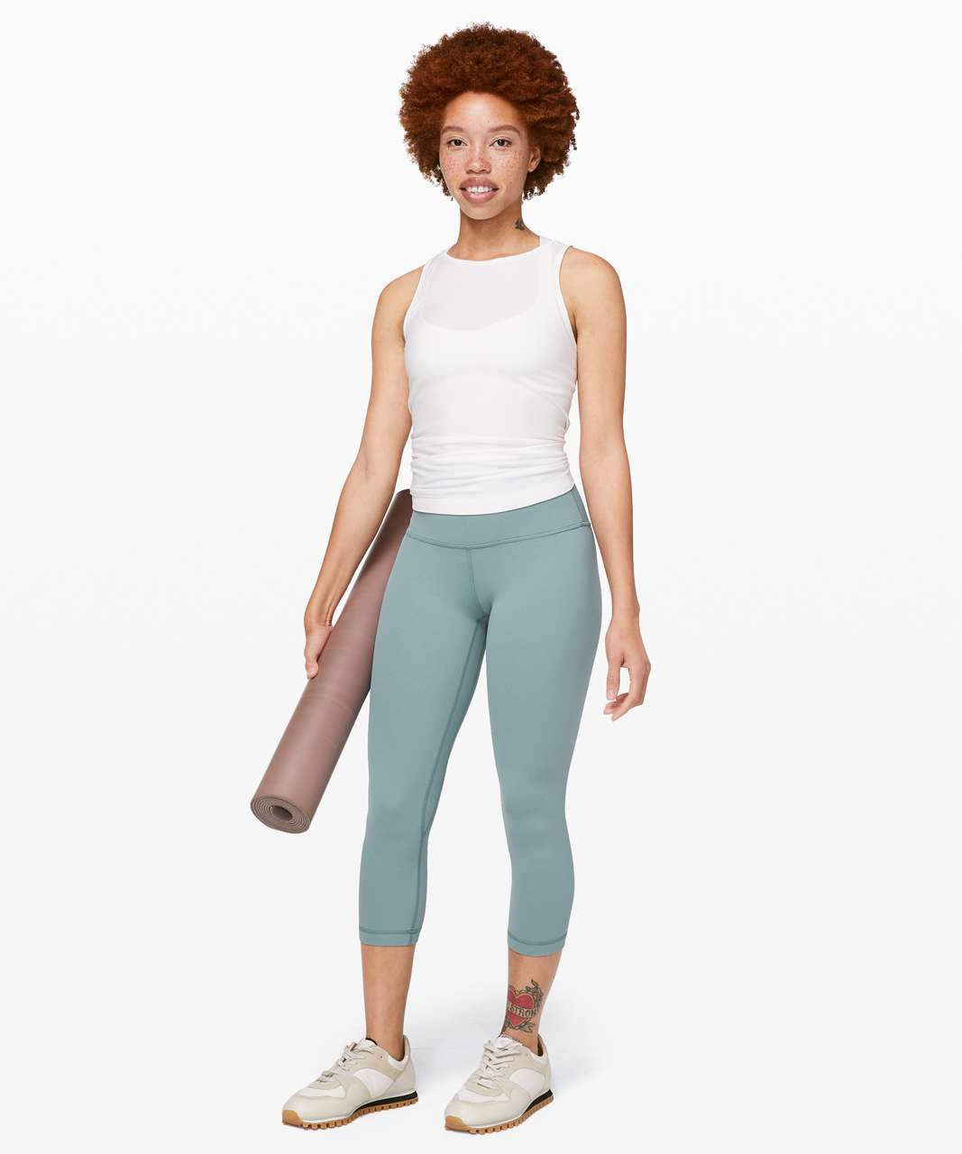 Lululemon Align Crop *21 - Tidewater Teal - lulu fanatics