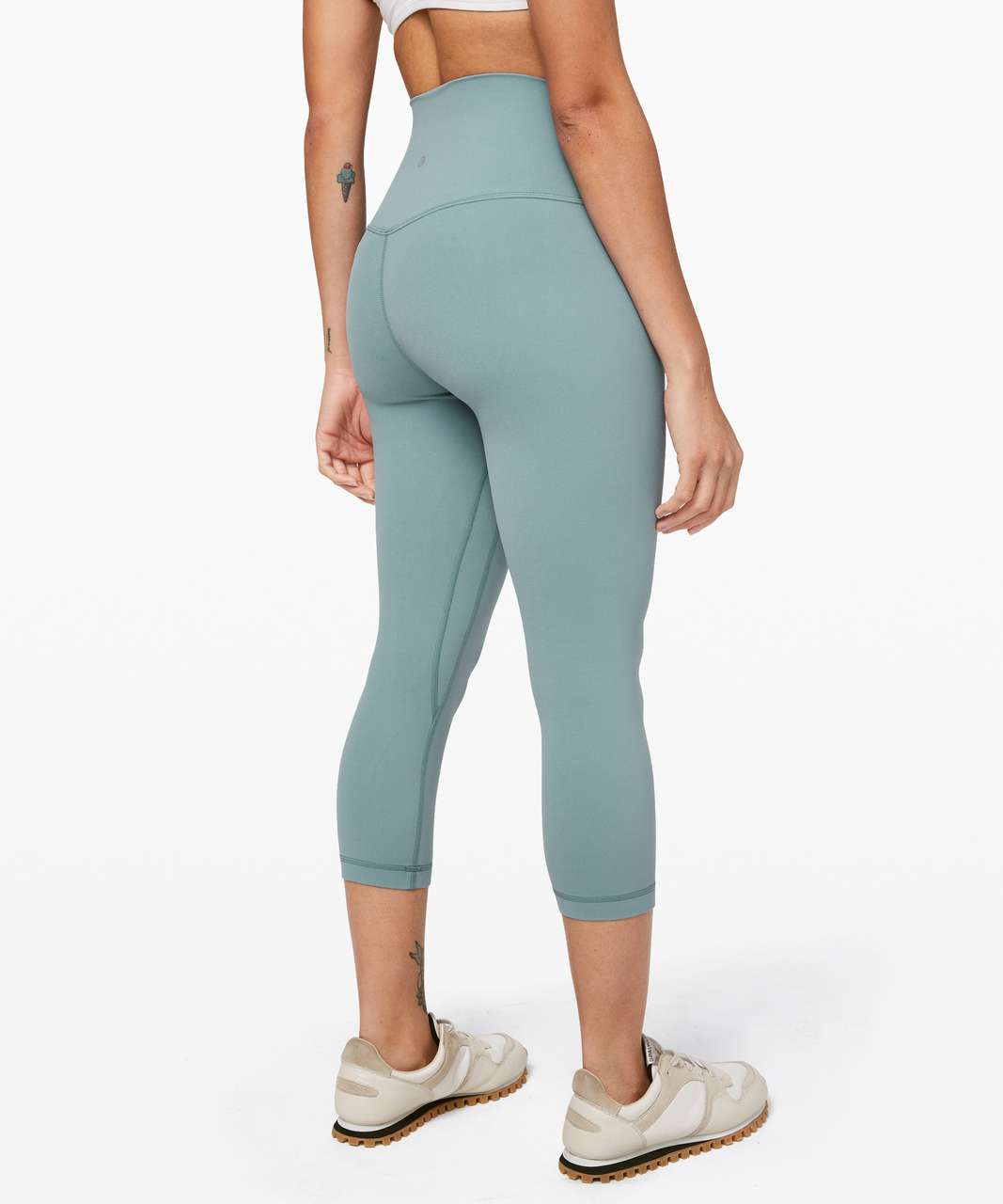 Lululemon Align Crop *21 - Aquatic Green - lulu fanatics