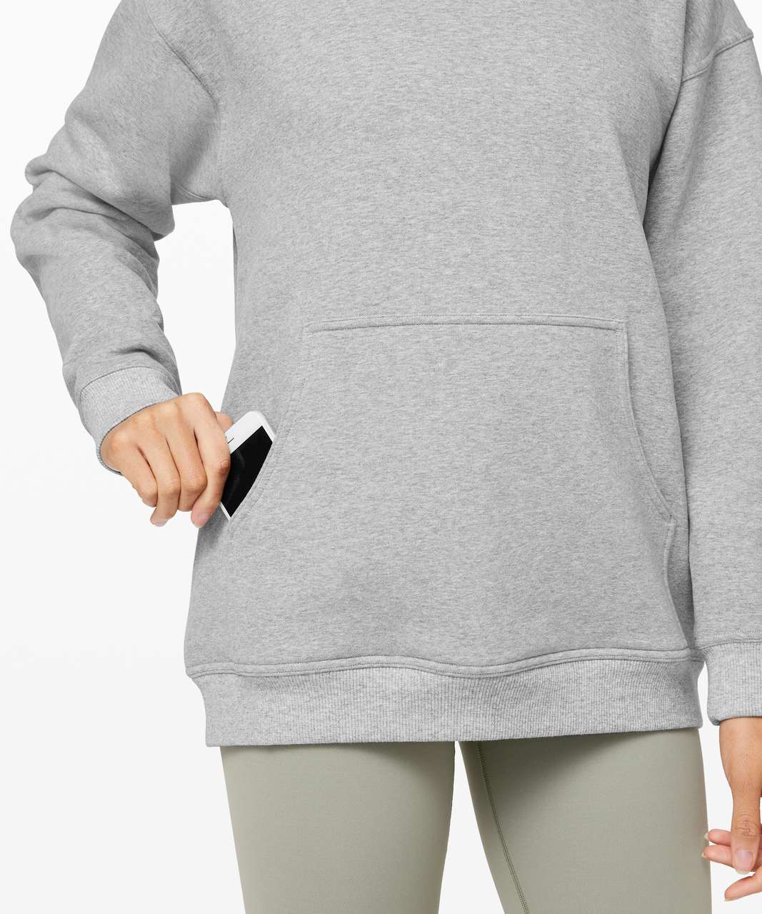 Lululemon All Yours Hoodie - Heathered Core Light Grey / Silver Drop - lulu  fanatics