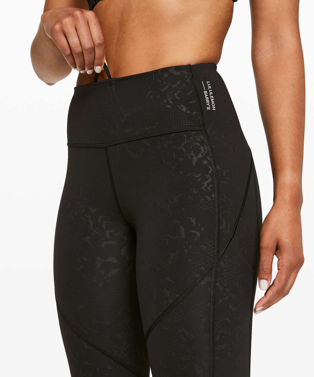 Lululemon Stronger as One Tight 28" *lululemon X Barrys - Bootcamp Emboss Black