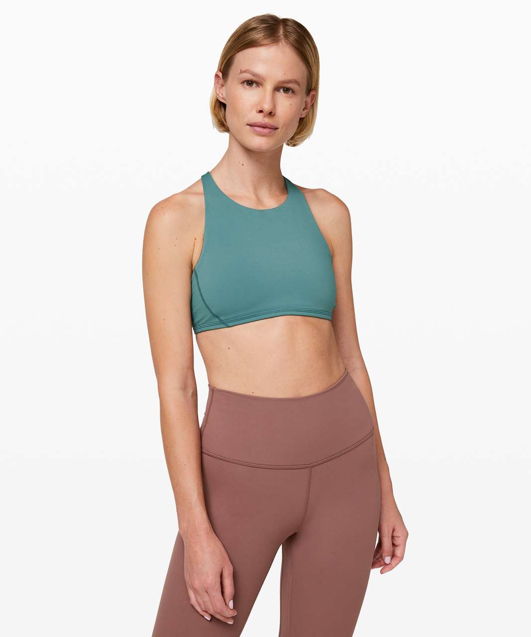 Lululemon Free To Be Bra *High Neck - Aquatic Green