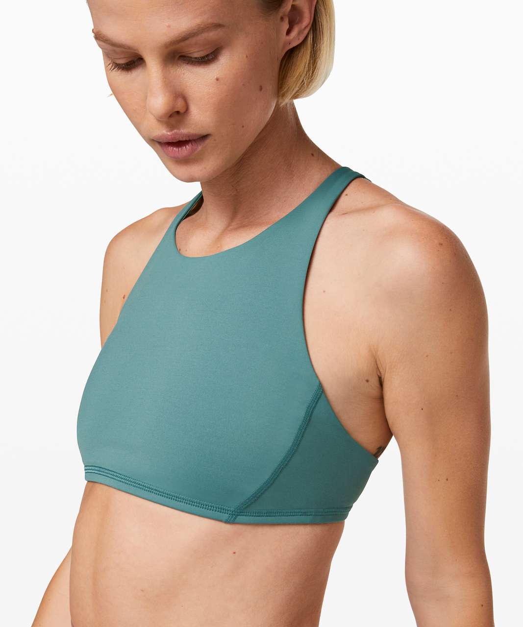 Lululemon Free To Be Bra *High Neck - Aquatic Green