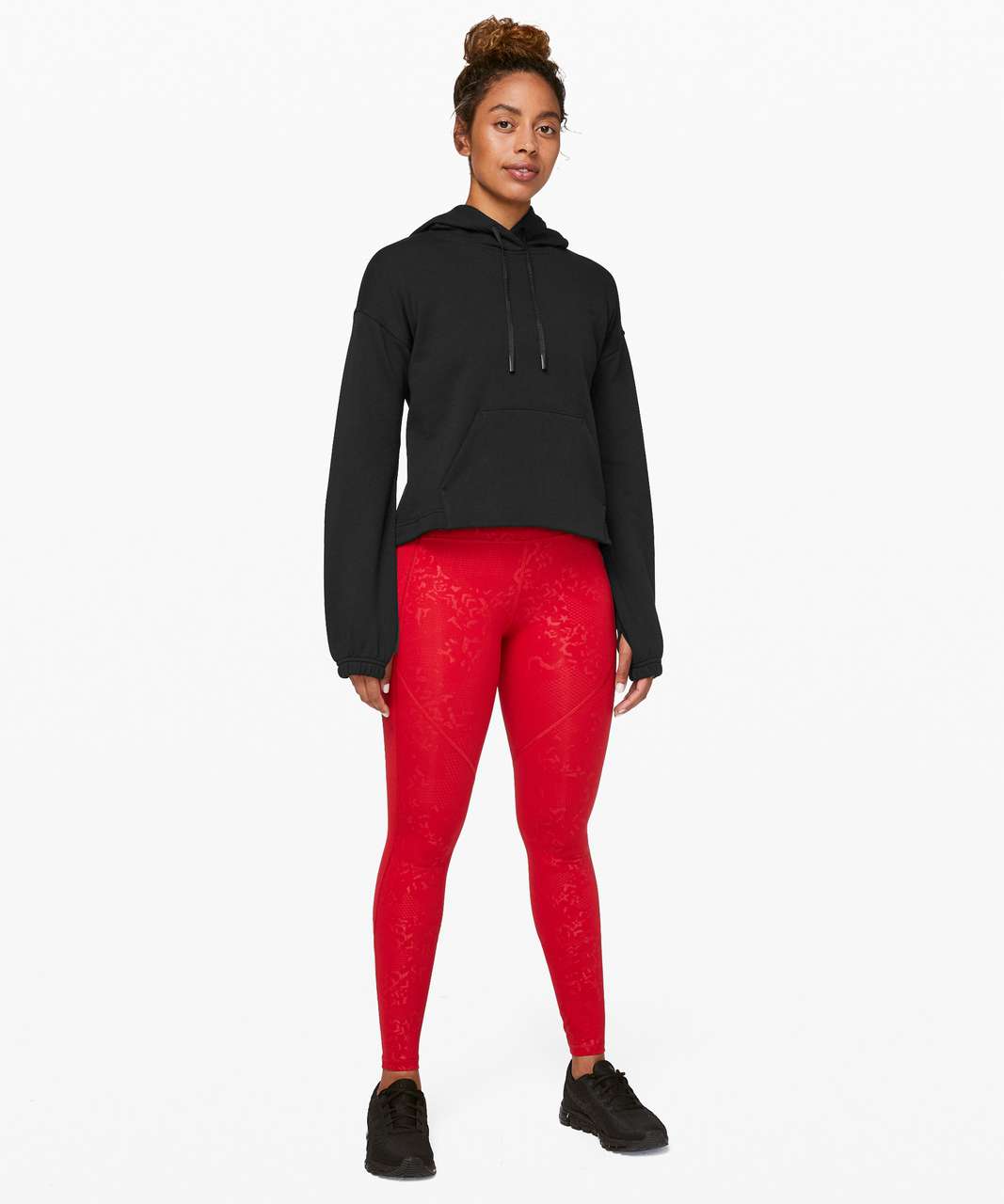 Lululemon Stronger as One Cropped Hoodie *lululemon X Barrys - Black