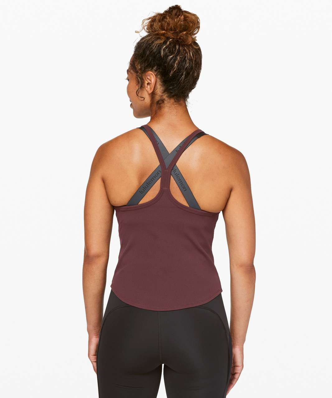 Lululemon Stronger as One Ribbed Tank *lululemon X Barrys - Midnight Maroon