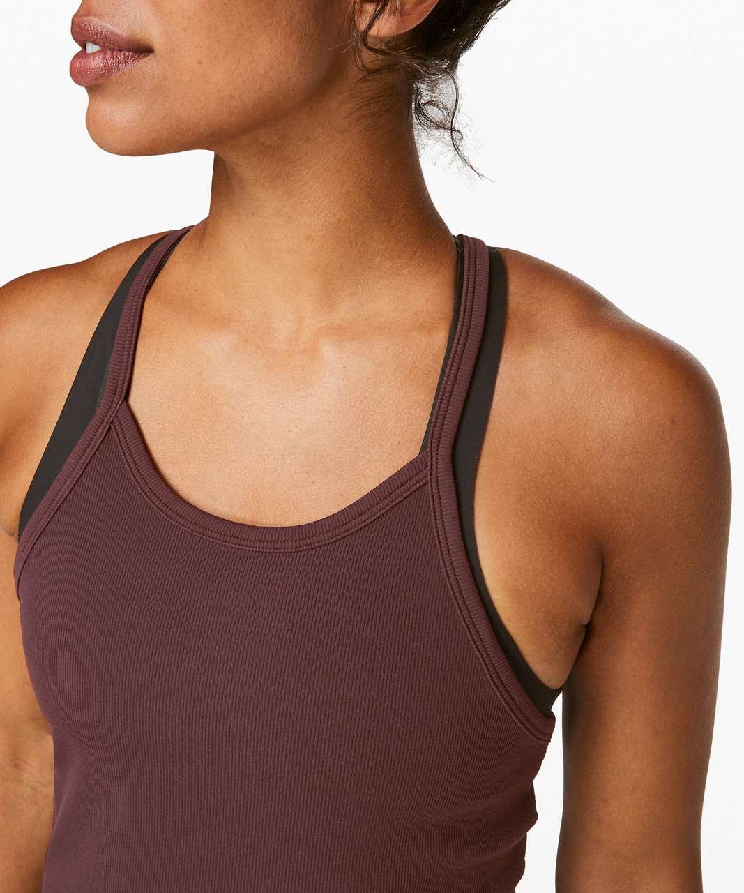 Lululemon Stronger as One Ribbed Tank *lululemon X Barrys - Midnight Maroon