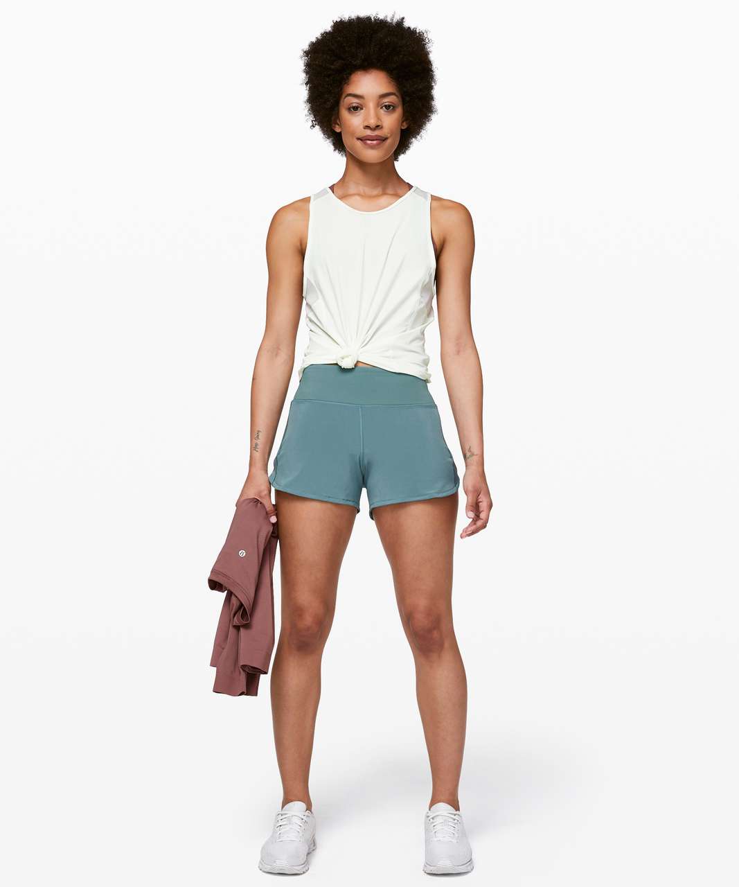 Lululemon Speed Up Short Long 4 Updated Fit Shirt