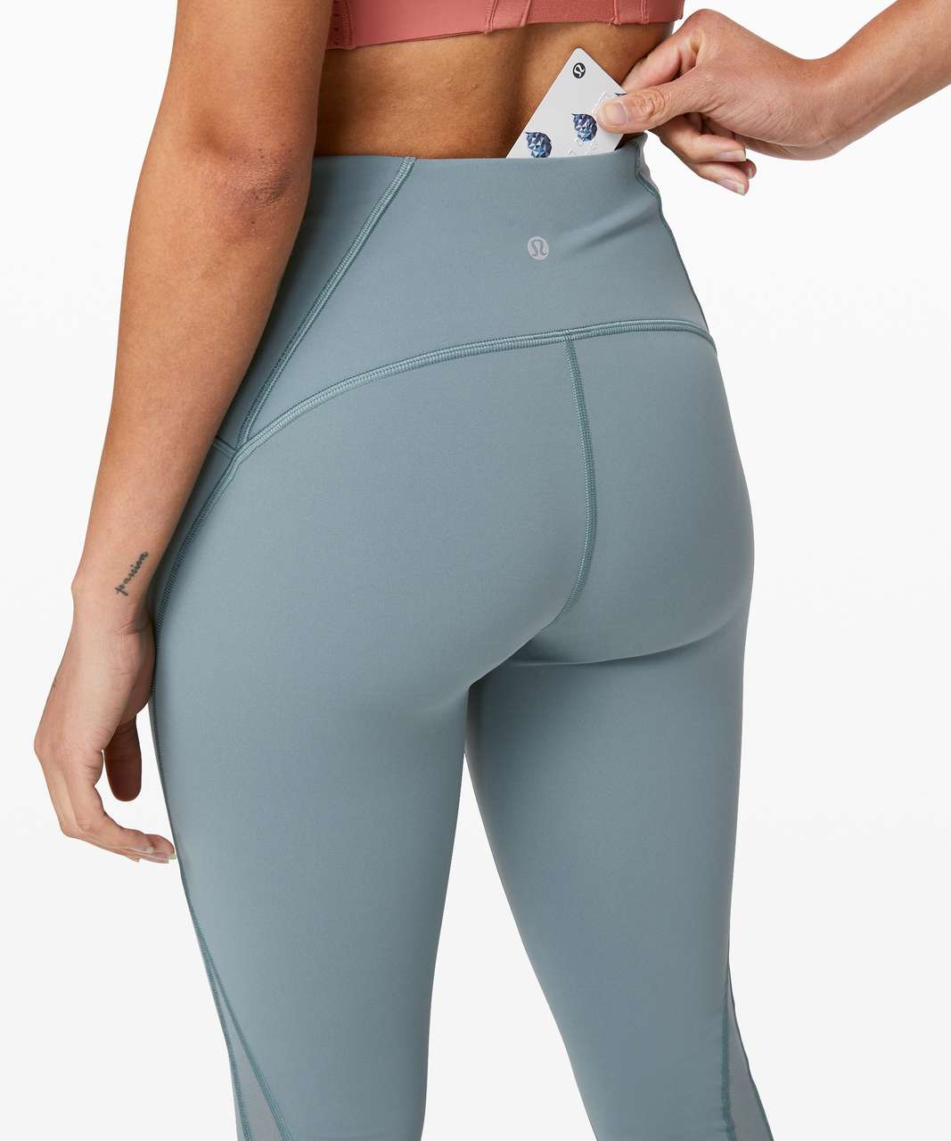 Lululemon Train Times Pant 25" - Aquatic Green