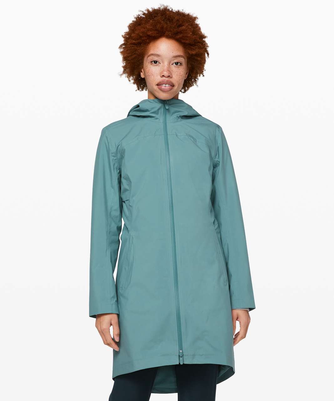 lululemon green rain jacket