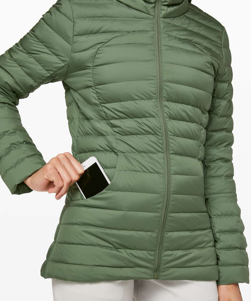 Lululemon Pack It Down Jacket - Green Twill (First Release)
