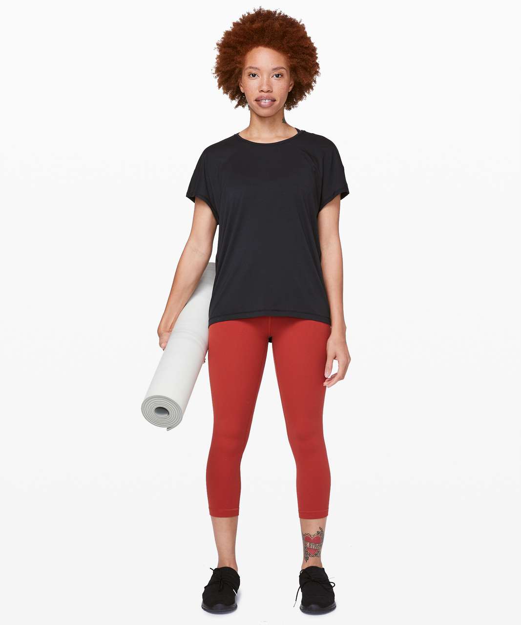 Lululemon Get Set Short Sleeve - Black