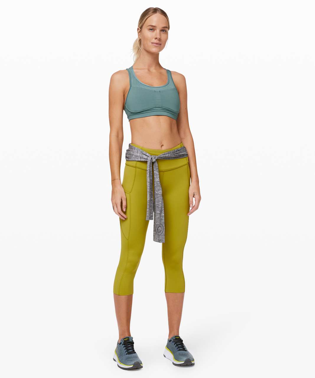 Lululemon Stash To Dash Bra - Aquatic Green