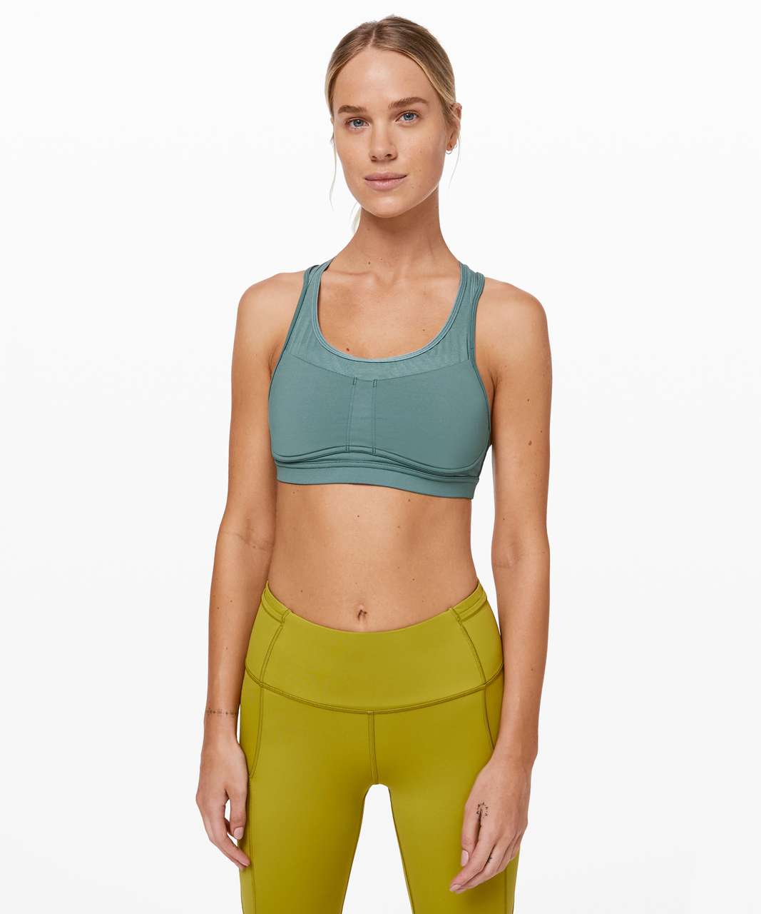 Lululemon Stash To Dash Bra - Aquatic Green