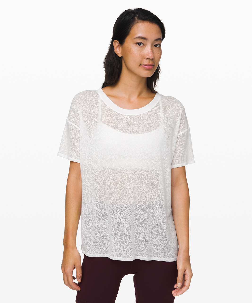 Lululemon Between Moments Tee - Polar Shift Veil White