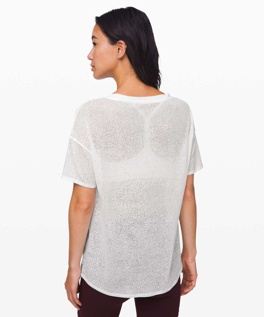 Lululemon Between Moments Tee - Polar Shift Veil White